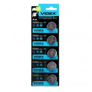Батарейка Videx CR2025/5003LC 3В, литиевая ,1штука