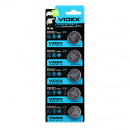 Батарейка Videx CR2032/5004LC 3В, литиевая ,1штука