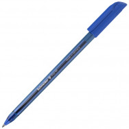 Ручка шариковая Schneider VIZZ M синяя, масляная, полупрозрачный синий корпус, 0,7мм, S102203