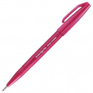 Ручка-кисточка Pentel BRUSH SIGN PEN® SES15C-B2X бордовая (burgundy)