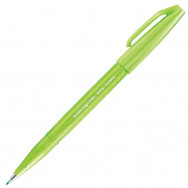 Ручка-кисточка Pentel BRUSH SIGN PEN® SES15C-KX салатовая (light green)