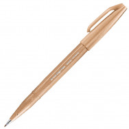 Ручка-кисточка Pentel BRUSH SIGN PEN® SES15C-E2X светло-коричневый (pale brown)