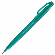 Ручка-кисточка Pentel BRUSH SIGN PEN® SES15C-D3X бирюзовый (turquoise green)