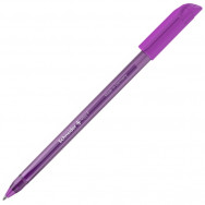 Ручка шариковая Schneider VIZZ F фиолетовая, масляная, полупрозрачный фиолетовый корпус, 0,5мм, S102108