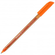 Ручка шариковая Schneider VIZZ F оранжевая, масляная, полупрозрачный оранжевый корпус, 0,5мм, S102106