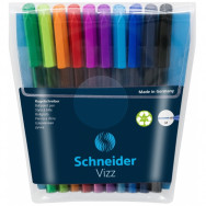 Ручка шариковая Schneider VIZZ M набор 10 цветов, масляная, 0,7мм, S102290