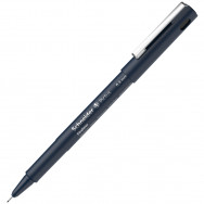 Ручка линер Schneider PICTUS черная, черный корпус, 0,4мм, S197401