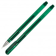 Ручка гелевая Economix 11911-04 Turbo зеленая, мет.након., 0,5мм
