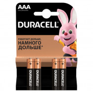 Батарейка Duracell AAA/ LR03/ 286 MN2400, 1,5В, щелочная, за 1шт