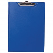 Клипборд-папка A4 BuroMax 3415-03 синий, картон, PVC покрытие