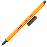 Ручка линер Stabilo point 88/97 deep cold grey глубокий холодный серый, 0,4мм