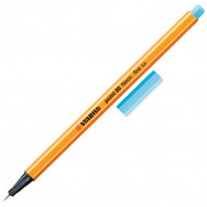 Ручка линер Stabilo point 88/031 fluorescent blue флуоресцентный синий, 0,4мм