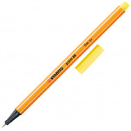 Ручка линер Stabilo point 88/24 lemon yellow лимонно-желтый, 0,4мм