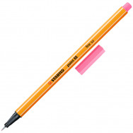Ручка линер Stabilo point 88/29 light pink светло-розовый, 0,4мм