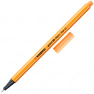 Ручка линер Stabilo point 88/054 orange neon оранжевый неон, 0,4мм