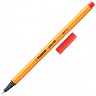 Ручка линер Stabilo point 88/40 red красный, 0,4мм