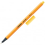 Ручка линер Stabilo point 88/44 yellow желтый, 0,4мм