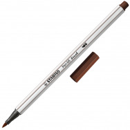 Ручка-кисточка Stabilo Pen 68 brush 45 brown коричневый SB568/45
