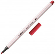 Ручка-кисточка Stabilo Pen 68 brush 50 dark red красный темный SB568/50