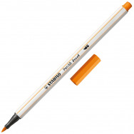 Ручка-кисточка Stabilo Pen 68 brush 54 orange оранжевый SB568/54