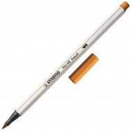 Ручка-кисточка Stabilo Pen 68 brush 89 dark ochre охра темная SB568/89