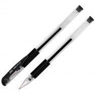 Ручка гелевая Economix 11901-01 GEL черная,мет.након., 0,5мм