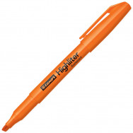 Маркер текстовыделитель LUXOR 4143 HIGHLITER оранжевый флуоресцентный, тонкий корпус, 1-3,5мм