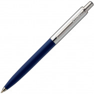 Ручка шариковая LUXOR STAR 1126 синяя, корпус синий, хромированный колпачок и отделка, 1,0мм