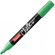 Маркер меловой LUXOR Liquid Chalk Permanent Marker зеленый, 1-3мм, 3043