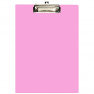 Клипборд A4 Economix 30156-89 розовый, пластик (полистирол)