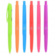 Ручка шариковая VINSON 8055С ELEGANCE автоматическая, синяя, масляная, корпус ассорти, 0.7мм