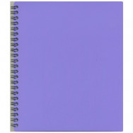 Тетрадь  на спир. B5  80л "Графика" MICRO фиолетовый, клетка, пласт.обл., ТВ5380-810