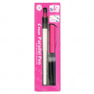 Ручка для каллиграфии Pilot "Parallel Pen" 3,0мм перьевая, черный+красный картридж, FP3-30N-SS