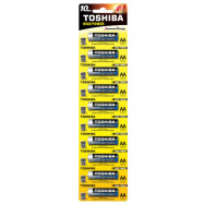 Батарейка Toshiba AAA/ LR03/ 286, 1,5В Alkaline 1шт (10шт на планшете)