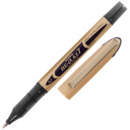 Ручка роллер Zebra ZEB-Roller/ BE-& AX7 черная, 0,7мм, золотистый корпус