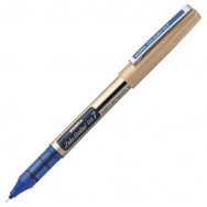 Ручка роллер Zebra ZEB-Roller/ BE-& DX7 синяя, 0,7мм, золотистый корпус, игольчатый тип