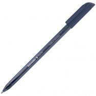 Ручка шариковая Schneider VIZZ M темно-синяя, масляная, полупрозрачный синий корпус, 0,7мм, S102223