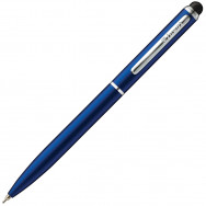 Ручка шариковая LUXOR PREMIER TOUCH PEN 2930 синяя, матовый синий корпус, хромированные вставки, 1,0мм