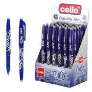 Ручка шариковая Cello FRIXO BALL CL-200 пиши-стирай, синяя, 0,7мм /36