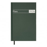 Ежедневник A5 BuroMax 2026 URBAN зеленый, укр/англ, 320стр, 21169-04