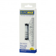 Линейка рейсшина BuroMax BM.5833 роликовая 15 см