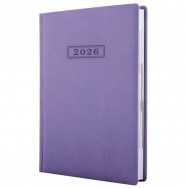 Ежедневник A5 Optima 2026 VIVELLA сиреневый, укр/англ, 352стр, O25230-12