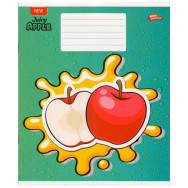 Тетрадь B5 24л клетка МЗ 24-23В-3442К "JUICE", ассорти 4 дизайна