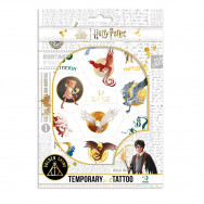 Тату временные Dodo Harry Potter с золотистым блеском, 2 листа, 24х17см 200506