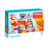 Пазл DoDo TRANSPORT "Герої-пожежники" 27х20см, 30 элементов, 300372