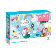Пазл DoDo FANTASY "Пригоди єдиноріжків" 27х20см, 30 элементов, 300416