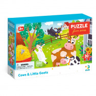 Пазл DoDo FARM "Корови й козенята" 27х20см, 30 элементов, 300683