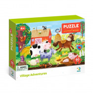 Пазл DoDo ANIMAL "Сільські пригоди" 32х23см, 60 элементов, 300377