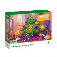 Пазл DoDo CHRISTMAS "Приготування до Різдва" 32х23см, 60 элементов, 300575