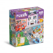 Пазл DoDo "Містечко професій" 32х23см, 60 элементов, 300662